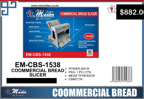 Commercial Bread Slicer