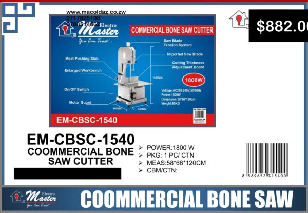 Commercial Bone Saw Cutter