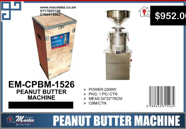 Peanut Butter Machine
