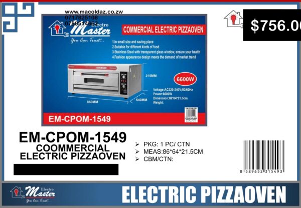 Commercial Electric Pizza Oven