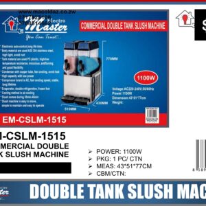 Commercial Double Tank Slush Machine