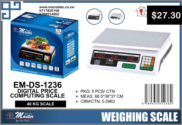 Digital Price Computing Scale