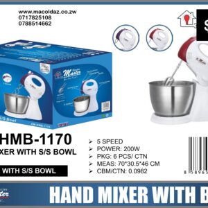Hand Mixer with S/S Bowl