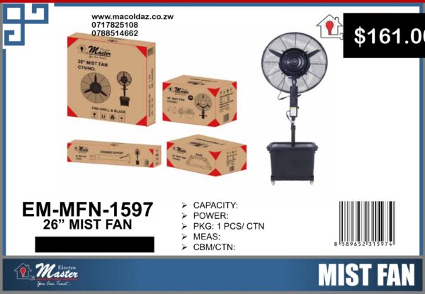 26” Mist Fan