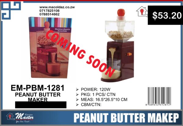 Peanut Butter Maker
