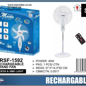 18" Rechargeable Stand Fan
