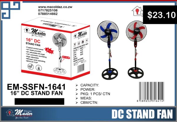 16” DC Stand Fan