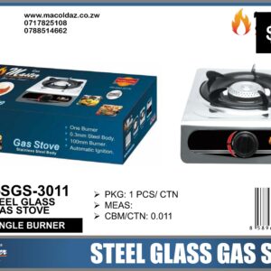 Steel Glass Gas Stove