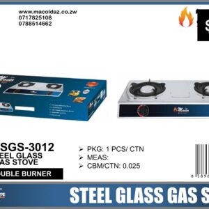 Steel Glass Gas Stove