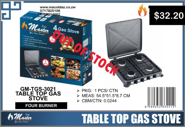 Table Top Gas Stove