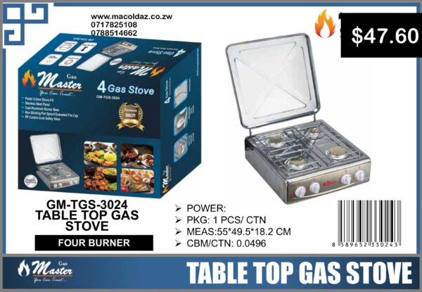 Table Top Gas Stove