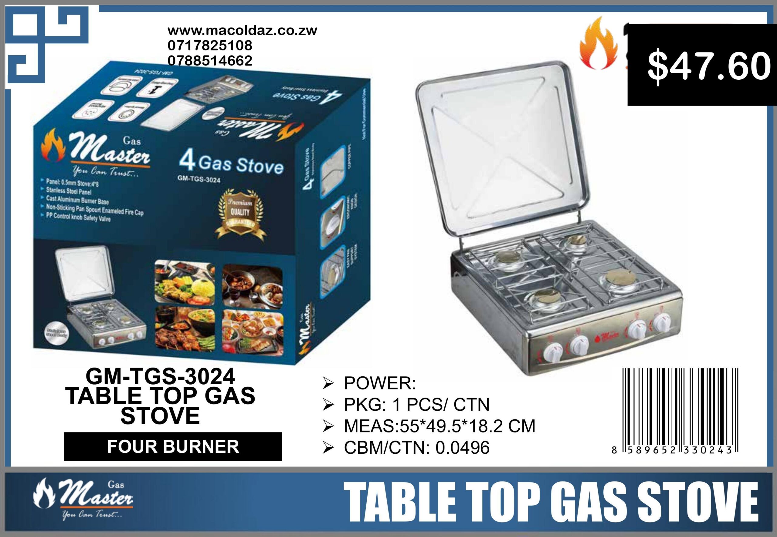 Table Top Gas Stove